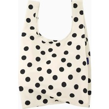 Baggu Puantiyeli Katlanabilir Naylon Tote Omuz Çantası