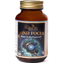 Gy Atelier Mind Focus Akıllı Takviye | Aslan Yelesi, Sitikolin, Rhodiola, L-Theanine, Kafein, Ginkgo Biloba | Doğal Içerikli Zihinsel Performans ve Odak Desteği | 60 Kapsül