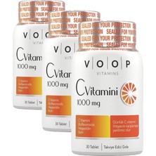 Gy Atelier C Vitamini 1000 Miligram 30 Tablet (3 Paketi)