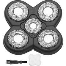 Gy Atelier 5 Bıçaklı Tıraş Makinesi Yedek Kafaları 5d Elektrikli Kafa Tıraş Makinesi Yedek Kafa Islak ve Kuru Çoğu Ana Marka Için Kel Tıraş Makinesi Jilet Elektrikli Tıraş Makinesi Yedek Kafa (5 Gümüş)
