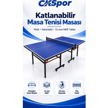 Ckspor Profesyonel Katlanabilir Masa Tenisi Masası Fileli Tekerlekli Mdf Ping Pong Masası