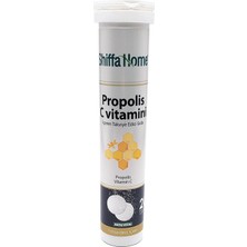 Gy Atelier Shiffahome Shiffa Home M02196 Propolis &amp; C Vitamini Efervesan 20 Tablet 1 Paket (1 x 1 Adet)