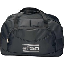 Gy Atelier Unisex F50 Iki Bölme Büyük Spor Çanta, Su Geçirmez, Uzun Askılı, Astarlı, Siyah