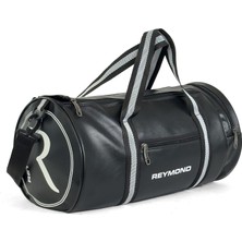 Gy Atelier Spor Çantası Seyahat | Suni Deri Gym Bag | Silindir Tasarım Unisex | Fitness Spor Salonu Çanta | El ve Omuz Askılı