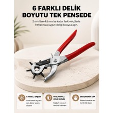 Gy Atelier Delme Pensesi 6 Başlıklı Çok Amaçlı Paslanmaz Çelik Ergonomik
