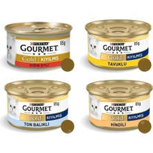 Gy Atelier Gold Karışık Kedi Konserve Maması 85G x 12ADET Ekonomik Paket