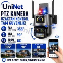 Gy Atelier 6 Mp Çift Kameralı Wifi Ptz Dış Mekan Ip Güvenlik Kamerası