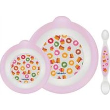 Gy Atelier Beslenme Setim 6+ Ay, Pembe, Tabak, Kaşık ve Çatal Seti