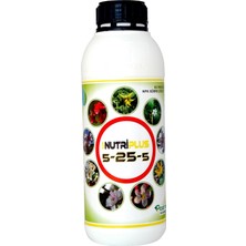 Gy Atelier 5-25-5 Azotlu Fosforlu Potasyumlu Çiçeklendirici N-P-K Çiçek Açtıran Gübre Sıvı Gübre 1 Litre