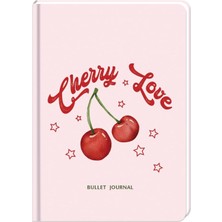 Gy Atelier 15,5 x 21 Noktalı Ciltli Bullet Journal Defter - Kiraz