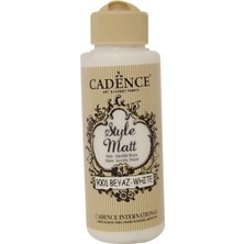 Gy Atelier Style Matt Akrilik Boya, 120ML, Beyaz, Mat