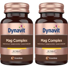 Gy Atelier Mag Complex 200MG Magnezyum Kompleks 3lü Form (Malat-Sitrat-Bisglisinat) 60 Tab–kas &amp; Kemik &amp; Enerji (2 Paketi)