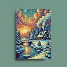 Gy Atelier Huzurlu Bir Kış Günü Bullet Journal A5 Noktalı Defter