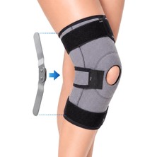 Gy Atelier Çelik Menteşeli ve Patella Destekli Dizlik Ayarlanabilir Ortopedik Diz Desteği – Neopren Dizlik