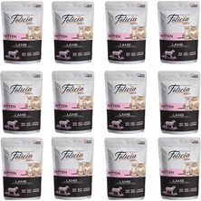 Gy Atelier Pouch Yaş Kedi Maması, Tahılsız, Kuzu Etli, Yavru Kedi (12 x 85 Gr)