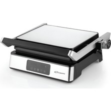 Gy Atelier Vero Gusto CG-410 Tost Makinesi, 1800W, Dokunmatik LED Ekran, Çıkarılabilir Plakalar, 4 Dilim Kapasite, Dijital Isı Kontrolü, Dijital Zaman Ayarı, Paslanmaz Çelik Rezistans, 180° Açılır Gövde