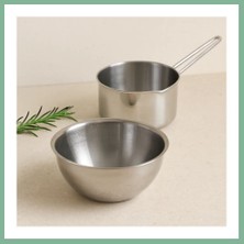 Bşk Virgo Paslanmaz Çelik 2'li Sosluk ve Sütlük Seti (14CM & 17CM) BSK2026