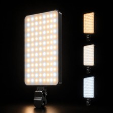 Gy Atelier Cep Telefonu LED Dolgu Işığı 10W 4000MAH Şarjlı 3000-6500K 3 Işık Modu Ayarlanabilir Parlaklık 360° Döner Fotoğraf Video Işığı | LJ-S01