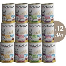 Gy Atelier Karışık Yaş Kedi Maması Seti 400 gr x 12 Adet