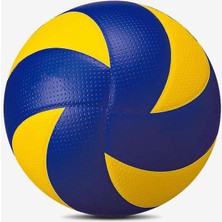 Gy Atelier Voleybol Topu Yarı Profesyonel Orta Sert Kaymaz Tırtıklı Dayanıklı No:5 Maç ve Antrenman Topu (Pompa Hediyeli)