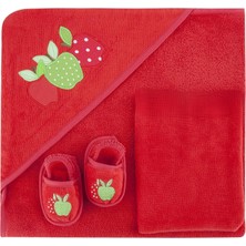 Gy Atelier Bebek Havlu Kundak Seti Apple