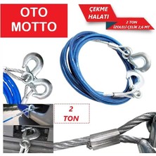 Gy Atelier Çekme Halatı 2 Ton Çelik Izoleli 2,6 mt 8 mm