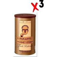 Gy Atelier Mehmet Efendi Türk Kahvesi, 500G Teneke Kutu, 3'lü Set