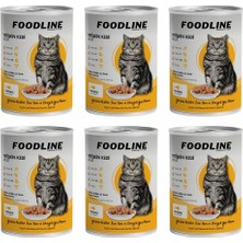 Gy Atelier Yetişkin Kedi Konservesi 400 Gr, Gravy Sos Içerisinde Parça Etli (400 gr x 6 Adet, Tavuk)