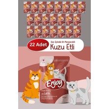 Gy Atelier Enjoy Kuzu Etli Kedi Konserve Maması, 85G x 22 Adet