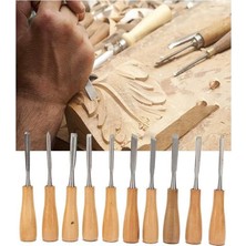 Gy Atelier Ahşap ve Seramik Oyma Seti Ahşap Sap 11 Li 1 Paket Iskerpela Seti Paslanmaz Karbon Çelik Bıçaklı Ağaç Oyma Bıcağı Çömlek
