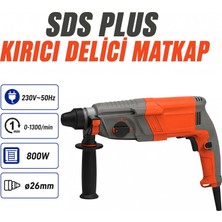 Gy Atelier 800W Sds Plus Kırıcı Delici Matkap 26 mm Hilti Tipi Darbeli Beton Delme ve Kırma Makinesi 1300 Devir