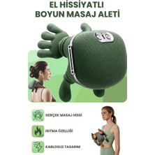 Gy Atelier Şarjlı Avuç Içi Hissiyatlı Kızılötesi Isıtmalı Derin Doku Masaj Aleti – 3 Kademeli Taşınabilir Rahatlatıcı Cihaz Ergonomik Boyun ve Sırt Masaj Cihazı