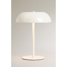 Gy Atelier Dokunmatik LED Masa Lambası 3 Kademeli Şarjlı USB Abajur Modern Minimalist Tasarım,beyaz