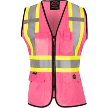 Gy Atelier Kadınlar Için Güvenlik Yeleği - 9 Cepli - Hi-Vis Startech Yansıtıcı Bant - Sınıf 2 Ansı - (Birden Fazla Renk)