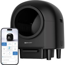Gy Atelier Şımart Akıllı Kedi Tuvaleti 80LT, Otomatik Temizleme ve Wi-Fi Kontrollü