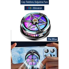 Gy Atelier Kablolu Mıknatıslı Rgb Cep Telefonu Güçlü Soğutma Fanı Telefon Hava Soğutucu