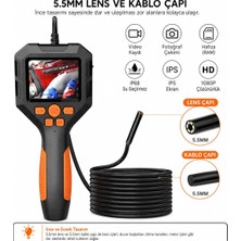 Gy Atelier 5 Metre 5.5 mm Kendinden Ekranlı Sert Kablolu Endoskop Kamera
