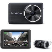 Gy Atelier LX2000 Fullhd 2 Kameralı IPS Dokunmatik Kod Ekranlı Gps+Adas Plus Hdr Araç Kamerası