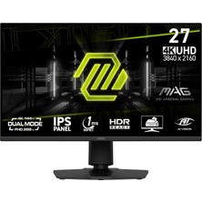 Gy Atelier 27 Mag 275UPD E14, Gaming Monitör, Uhd, 16:9, Flat, Ips, UHD:144Hz, FHD:288Hz, 1ms (Mprt), Freesync Premium, Pivot