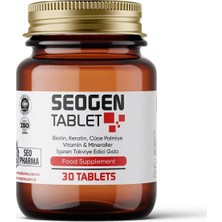 Seogen Seogen® Hair Tablet 30 Tablet Güçlendirici Vitaminli Saç Ekimi Sonrası Erkekler İçin