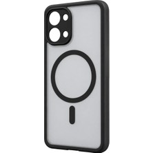 The Gencoo Xiaomi Redmi 15C 5g Loji Magsafe Kapak - Siyah