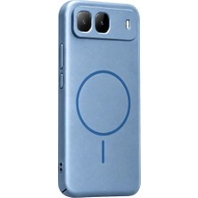 The Gencoo Infinix Hot 60I 5g Mika Pc Magsafe Kapak - Açık Mavi