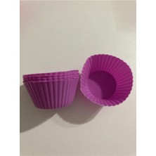 Gy Atelier Baroness Yapışmaz Renkli Silikon Muffin Mini Kek Kalıbı 6'li