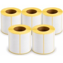 Gy Atelier 30X50MM Termal Etiket 5 Rulo 1000 Sarım