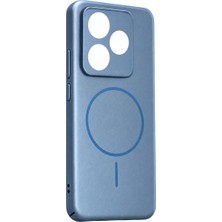 The Gencoo Huawei Honor 600 Lite Mika Pc Magsafe Kapak - Açık Mavi