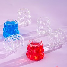 Gy Atelier 028 6lı Isıya Dayanıklı Borosilikat Cam Içecek Meşrubat Kahve ve Sunum Bardağı Bardak Seti 100 ml