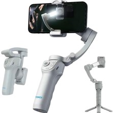 Gy Atelier M01 3 Eksenli Telefon Gimbal Stabilizatör, 360° Dönüş, Akıllı Anti-Sarsıntı, 280G Yük Kapasitesi, Bluetooth 5.2
