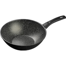 Gy Atelier Vipiteno Wok, Yapışmaz Kaplamalı Kızartma Tavası, Indüksiyonlu Ocaklara Uygun, Alüminyum, Yuvarlak, Çap 28 cm