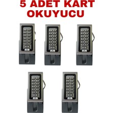 Gy Atelier SR-200 Em-W IP68 Su Geçirmez Kartlı ve Şifreli Geçiş Sistemi Rfıd Proximity Kart Okuyucu 125 Khz 5 Adet