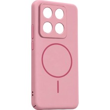 The Gencoo Xiaomi Mi 14T Pro Mika Pc Magsafe Kapak - Pembe